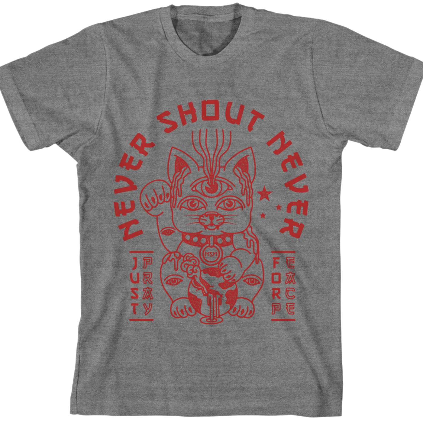 Never Shout Never China Cat T-shirt