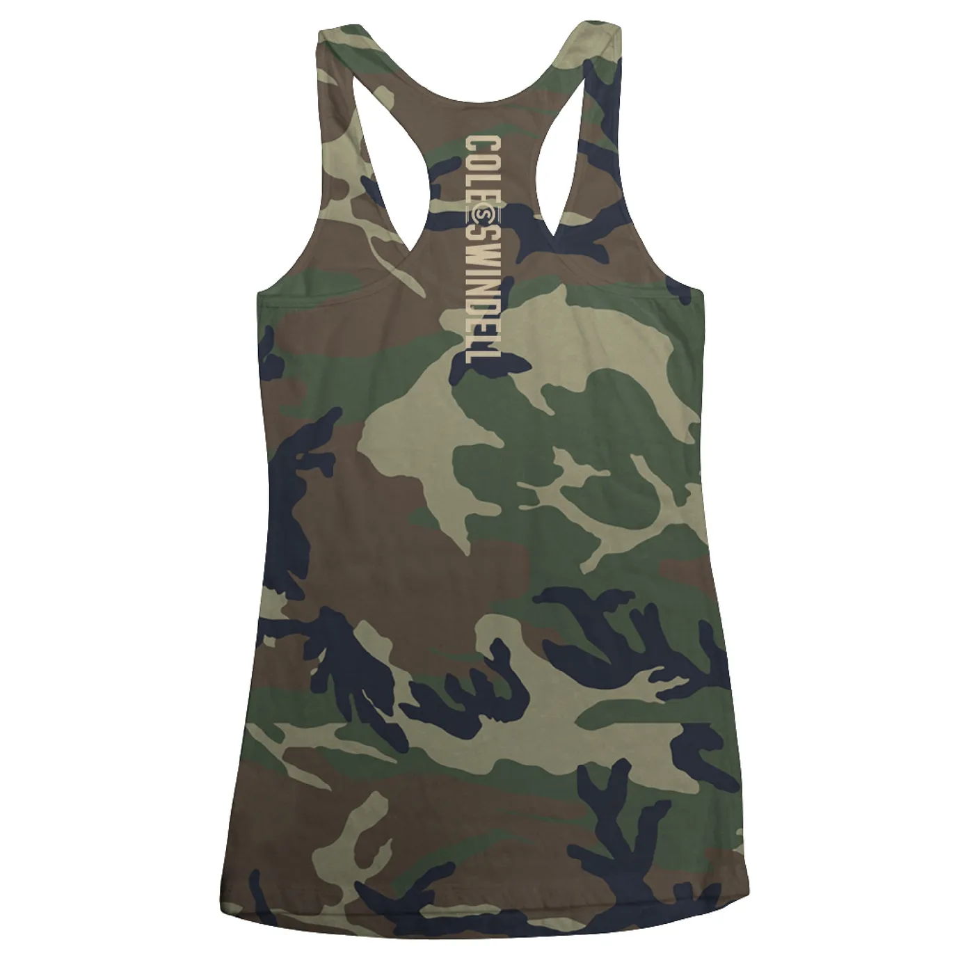 Cole Swindell CS Camo Racerback Tank