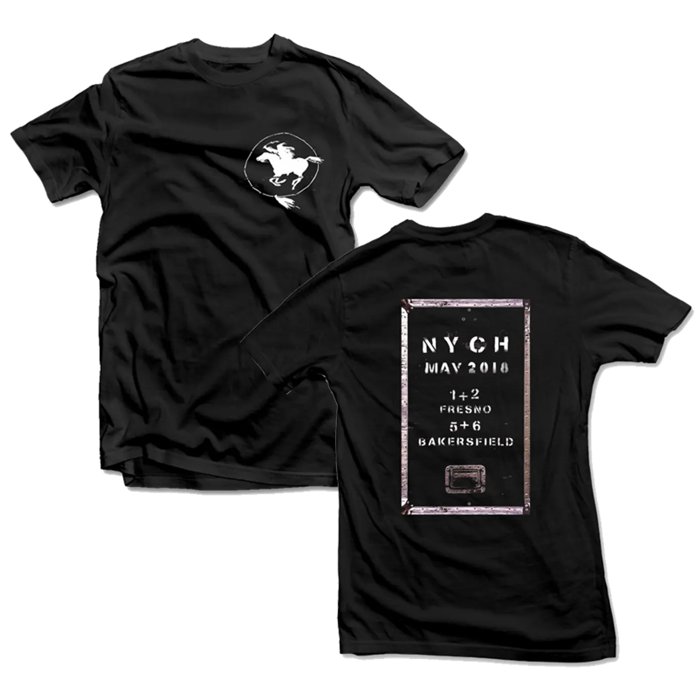 Neil Young NYCH 2018 Tour Small Logo Unisex Black T-shirt