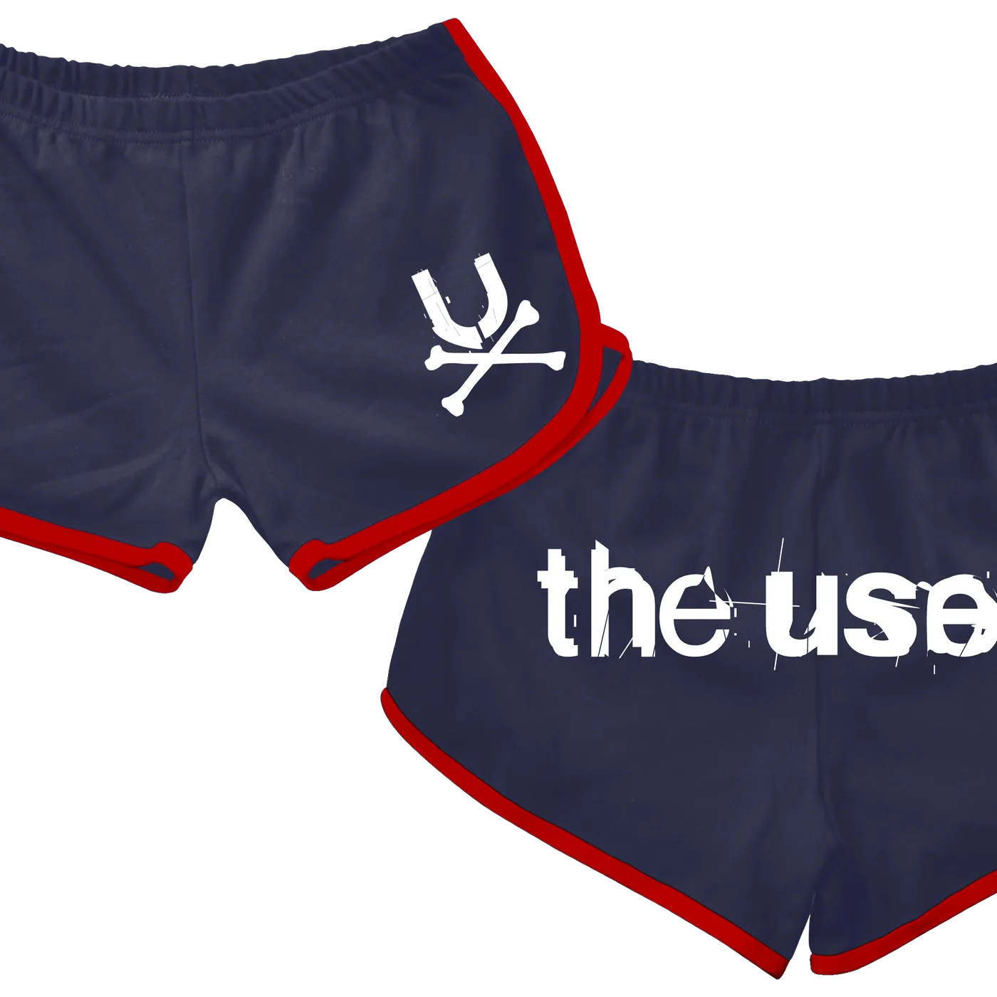 The Used Crossbones Booty Shorts