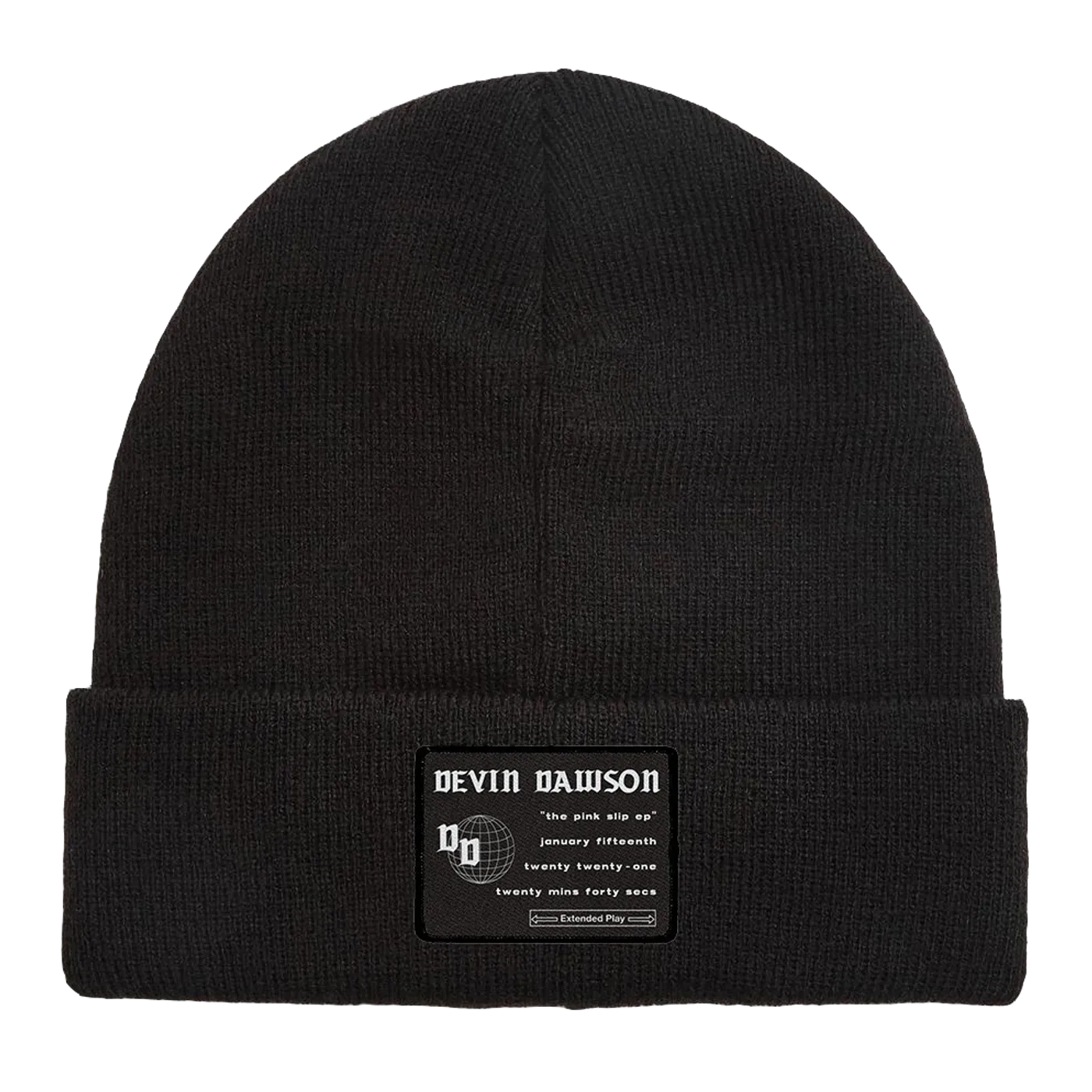 Devin Dawson Globe Patch Beanie