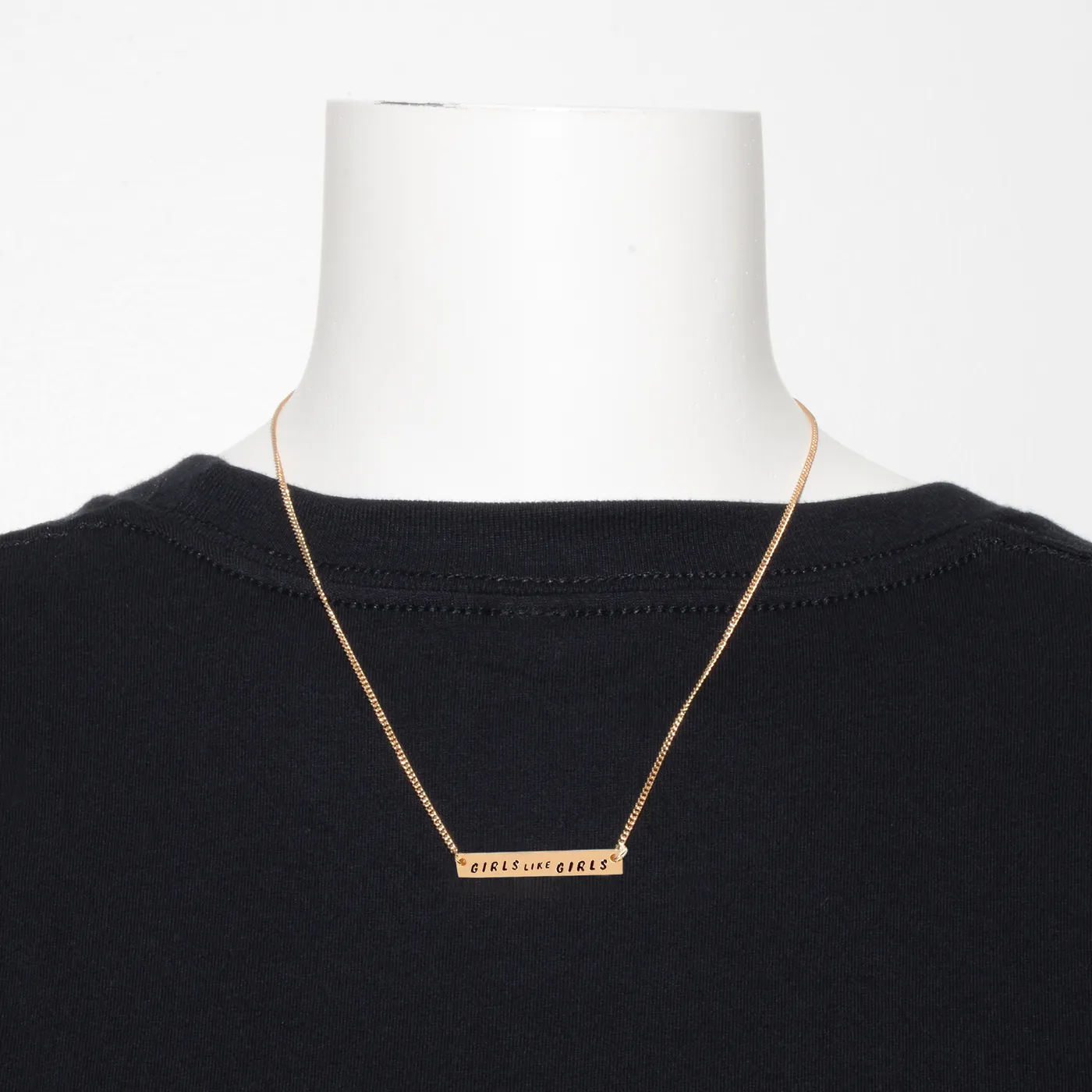 Hayley Kiyoko GLG Gold Bar Necklace