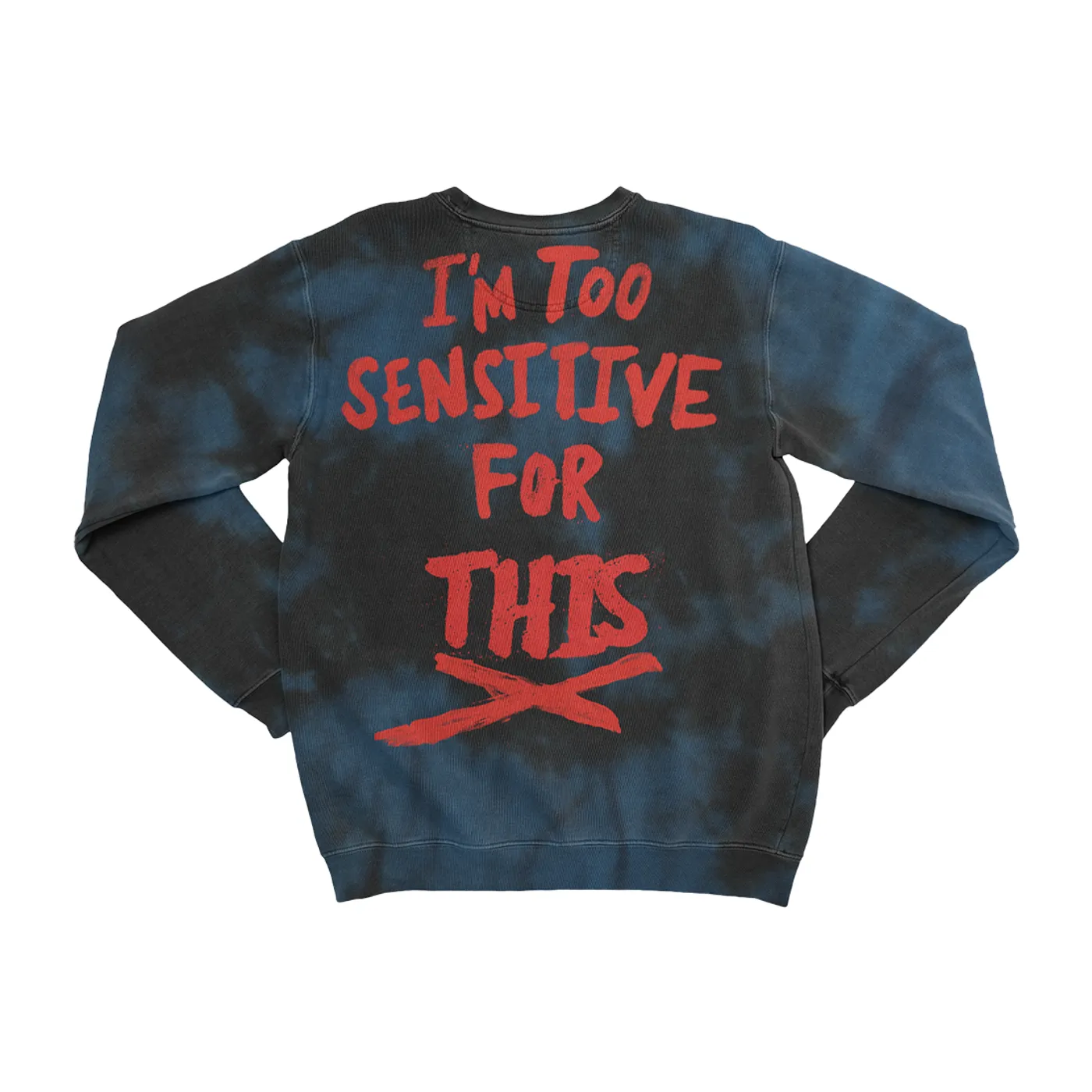 Hayley Kiyoko Album Type Blue Tie Dye Crewneck
