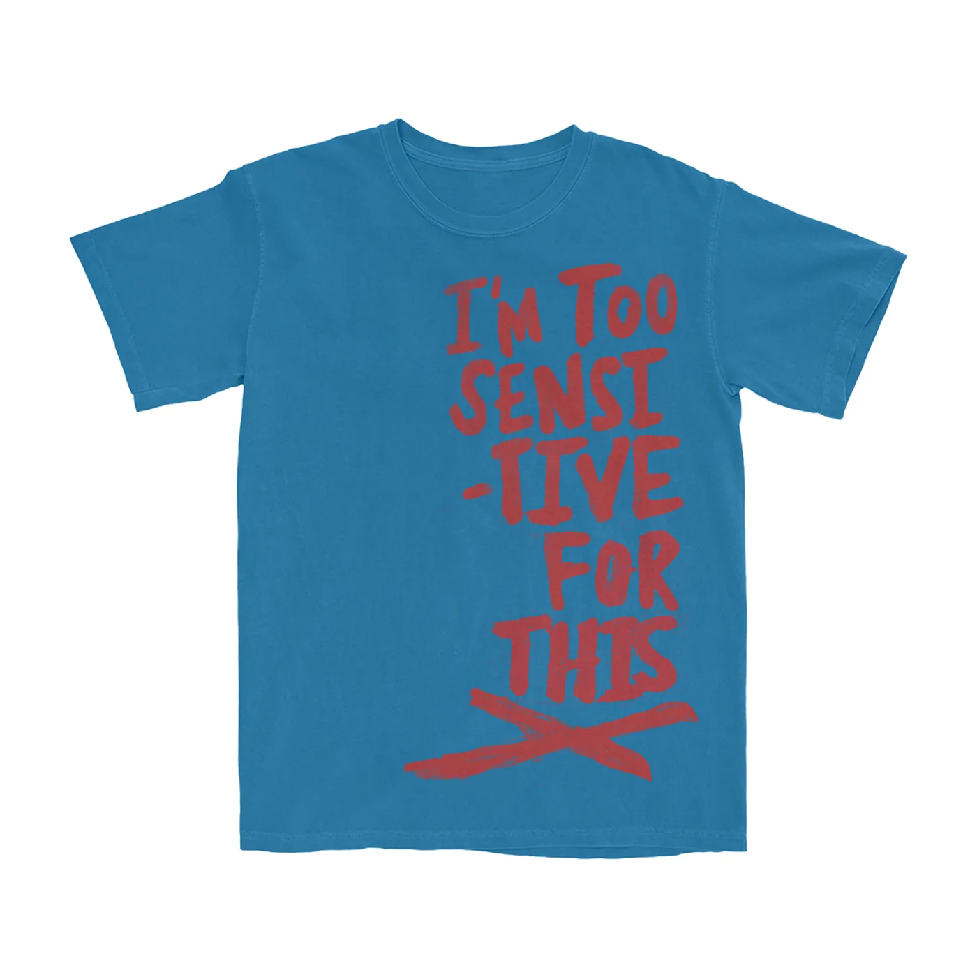 Hayley Kiyoko HK I'm Too Sensitive Blue T-Shirt
