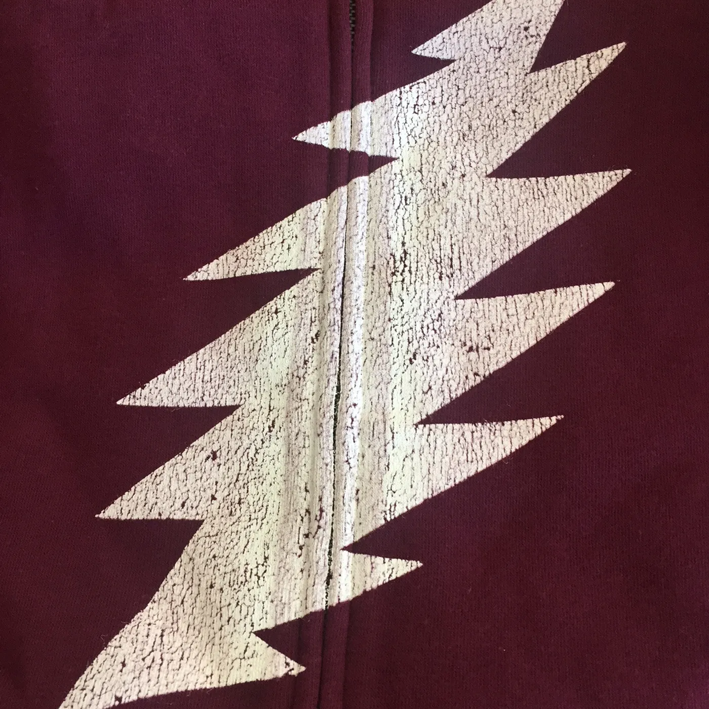 Grateful Dead Bolt Zip Hooded Sweatshirt