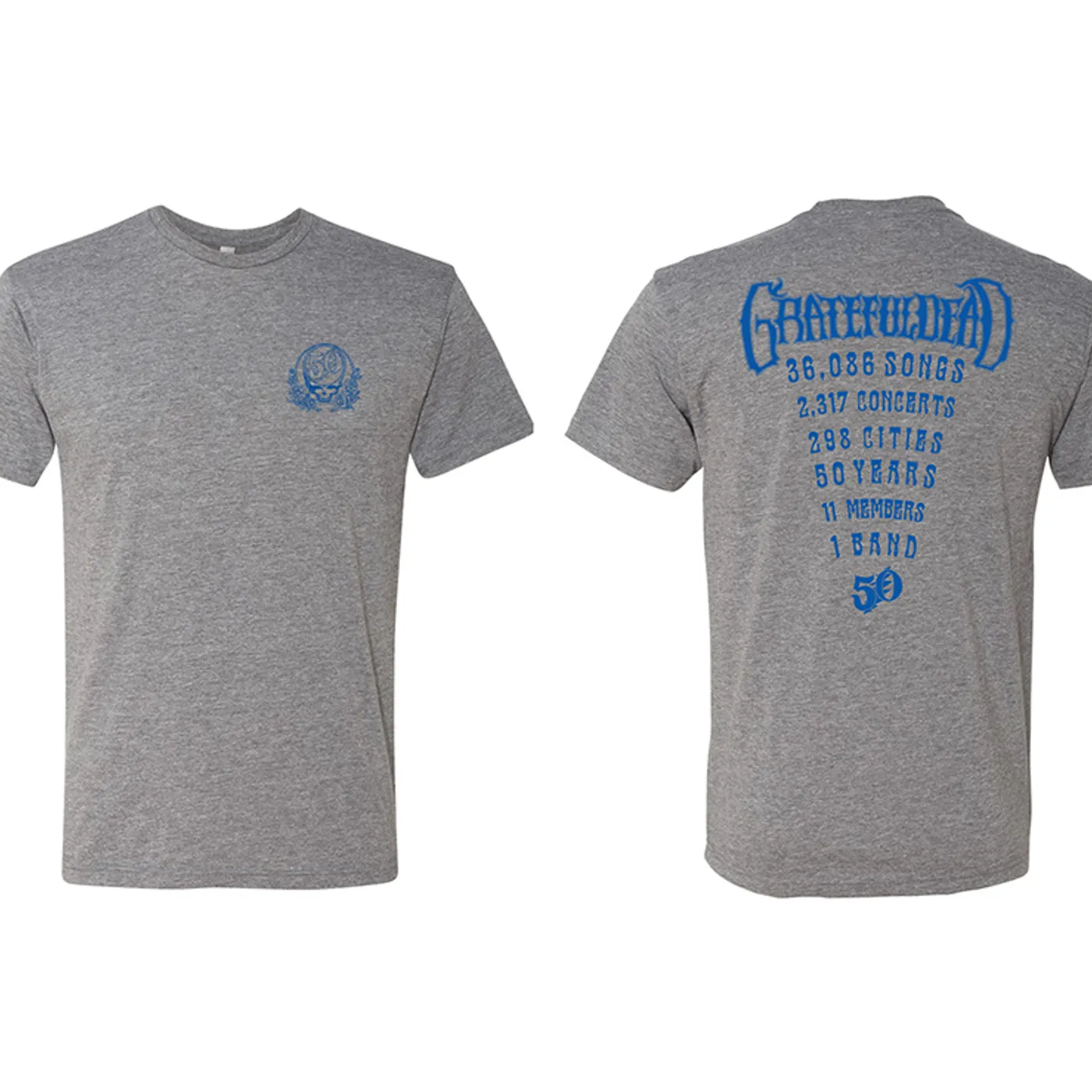 Grateful Dead 50th Concert Tee (Grey)