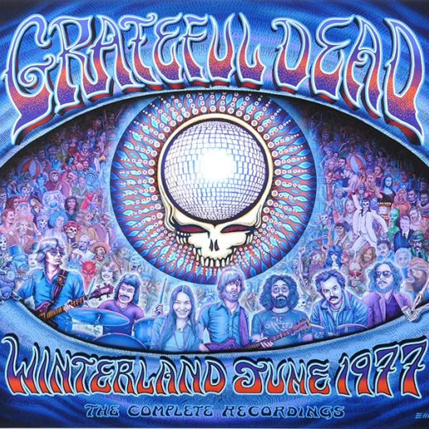 Grateful Dead Winterland 1977 Giclee Print by Emek (23" x 24")