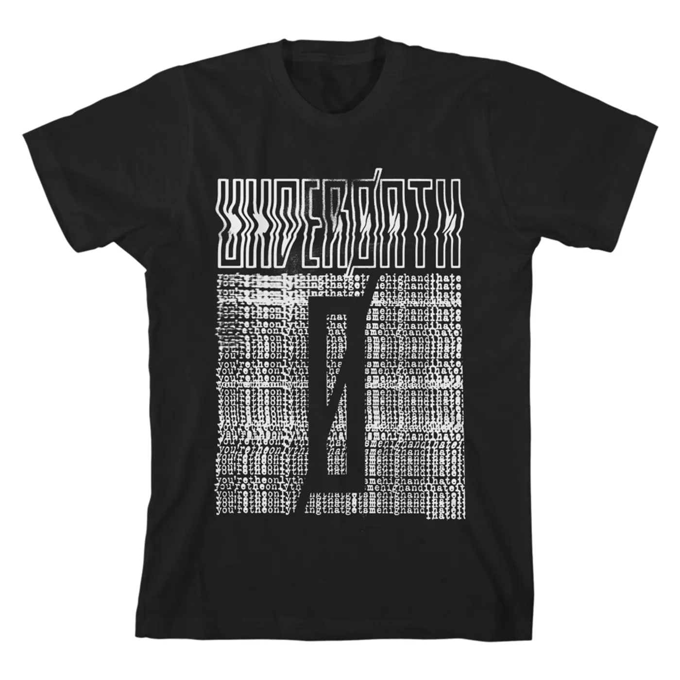 Underoath Typewriter Stack T-Shirt