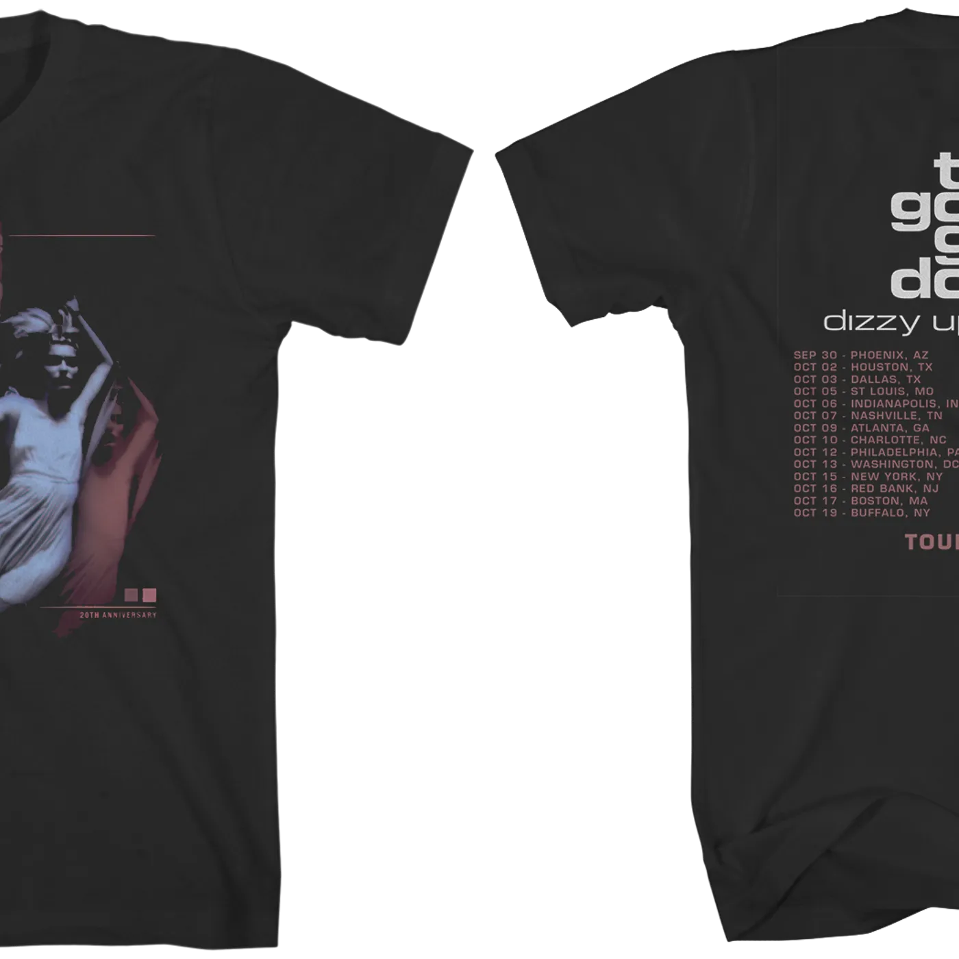 The Goo Goo Dolls Dizzy Heart Girl T-Shirt