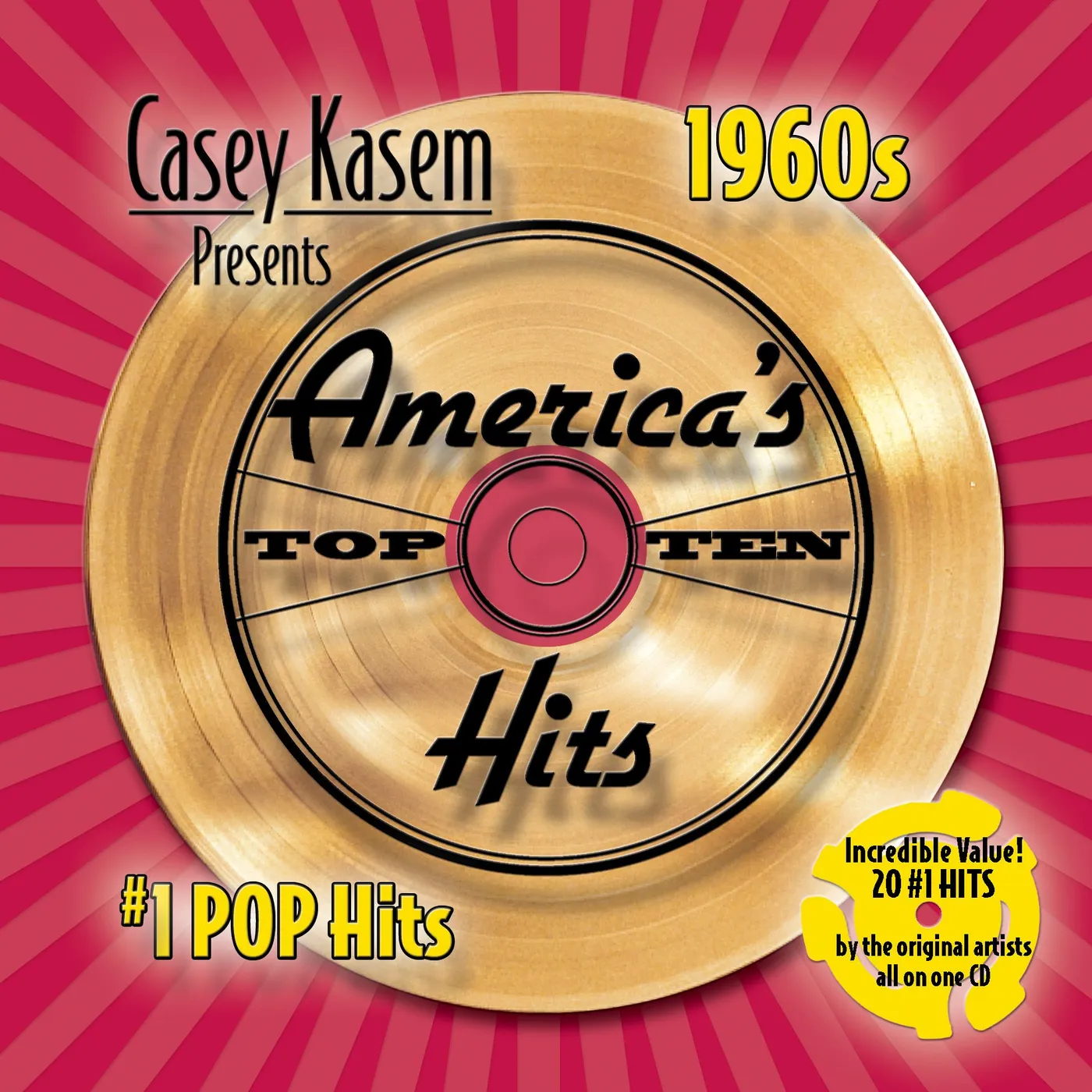Various Artists Casey Kasem Presents: America Top Ten Hits - The 1960's # 1 Pop Hits (CD)