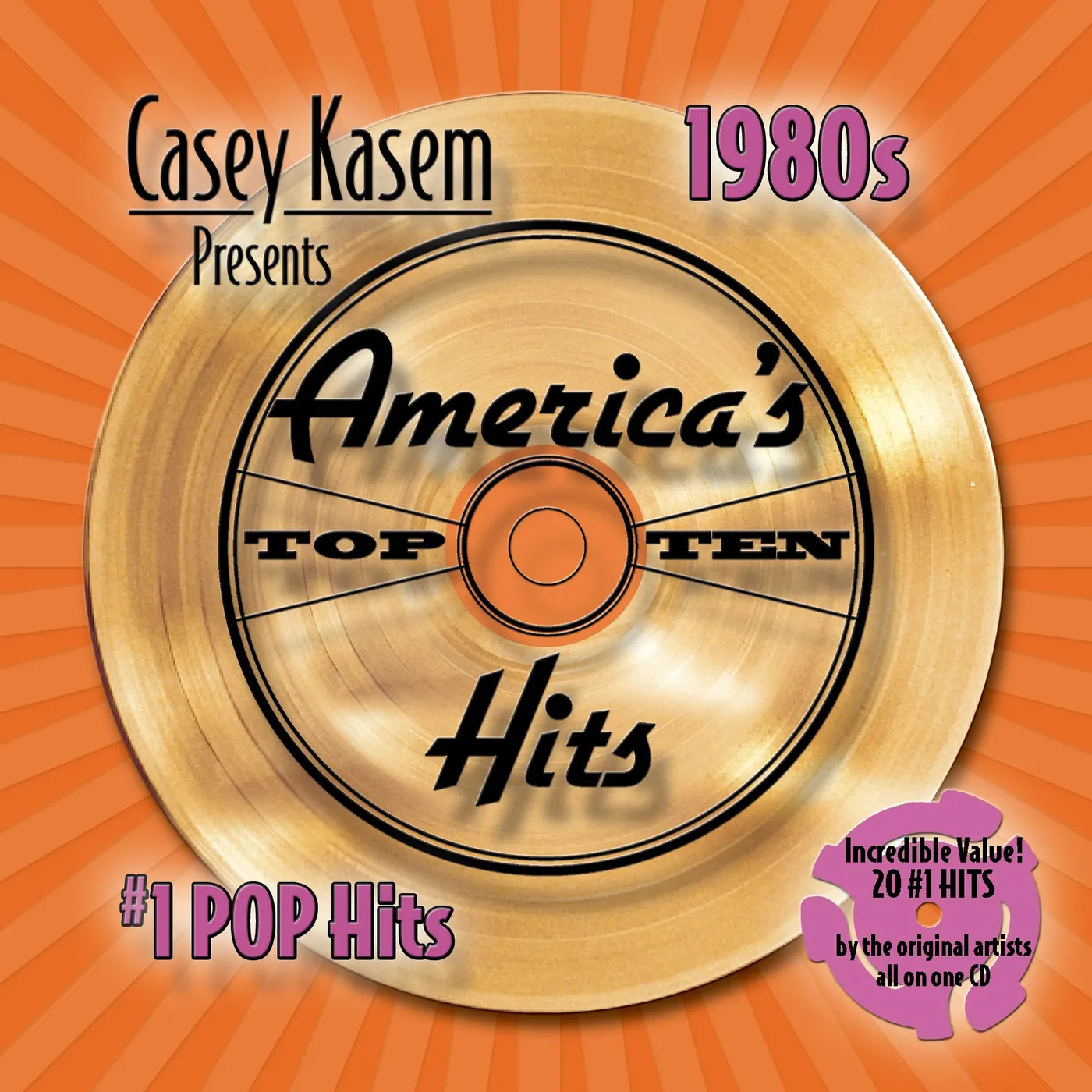 Various Artists Casey Kasem Presents: Americas Top Ten Hits: The 1980's # 1 Pop Hits (CD)