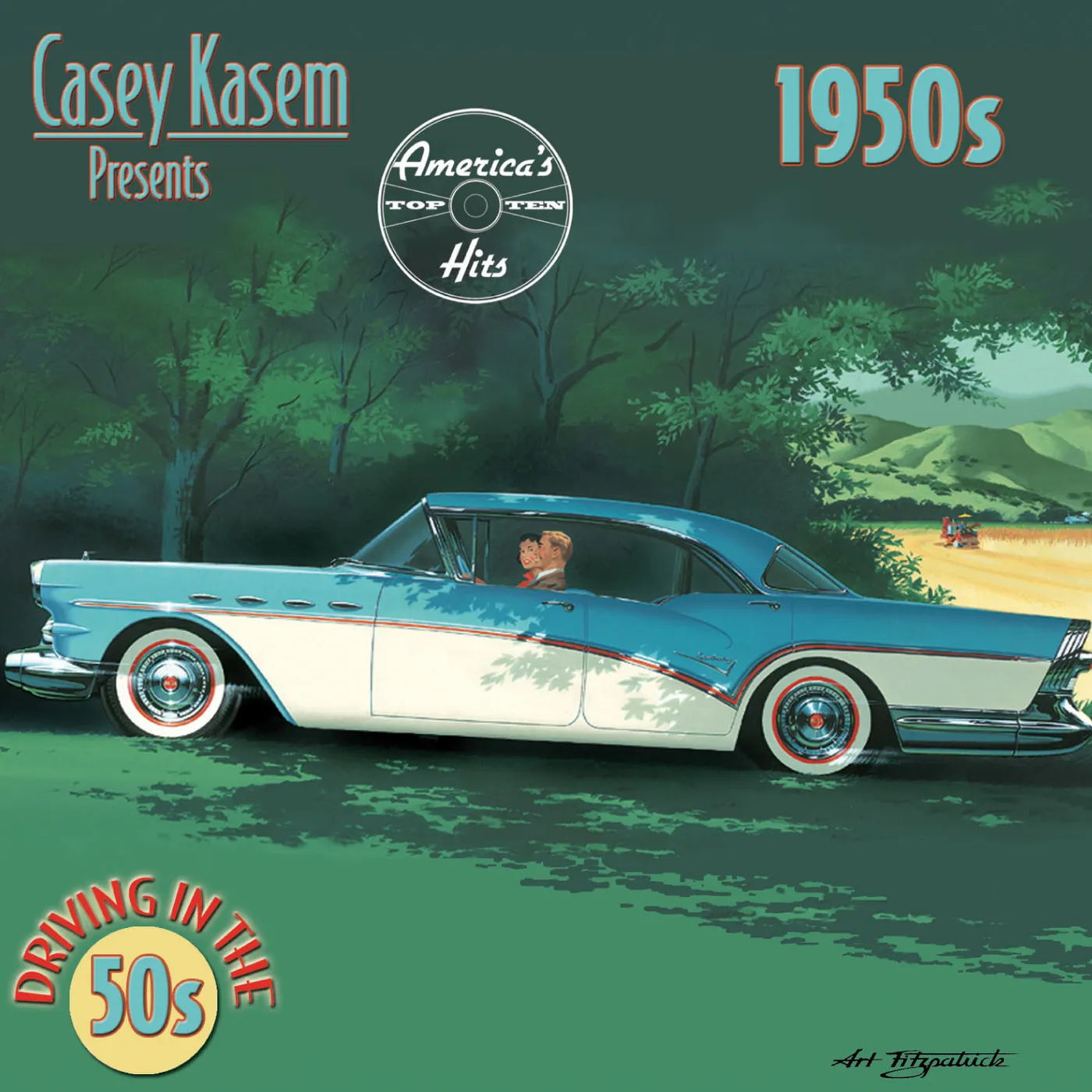 Various Artists Casey Kasem Presents: America's Top Ten Hits - Driving In The 1950's (CD)