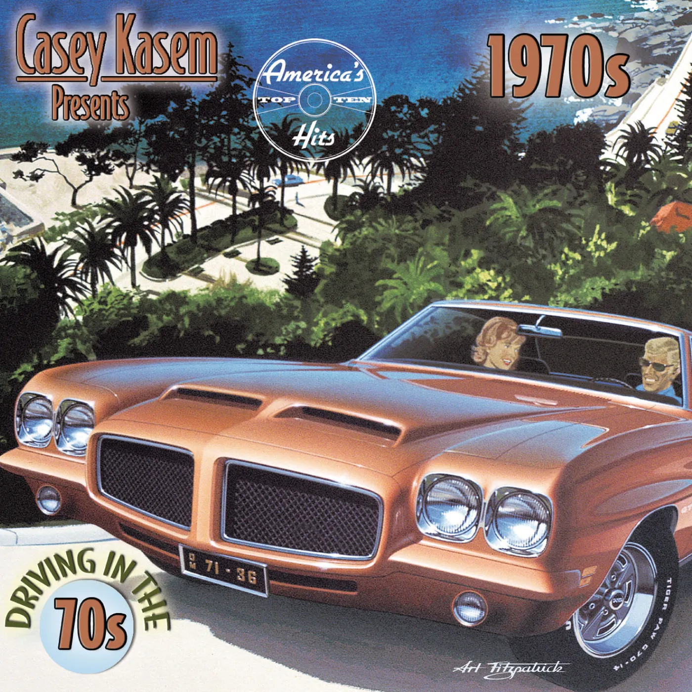 Various Artists Casey Kasem Presents: America's Top Ten Hits - Driving In The 1970's (CD)