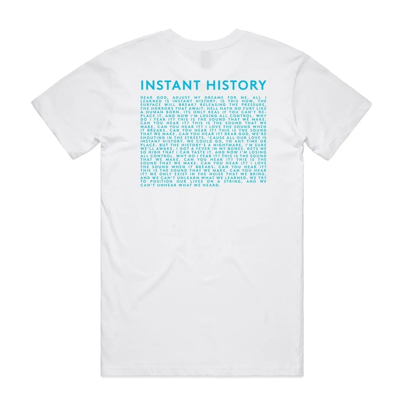 Biffy Clyro Instant History White T-Shirt