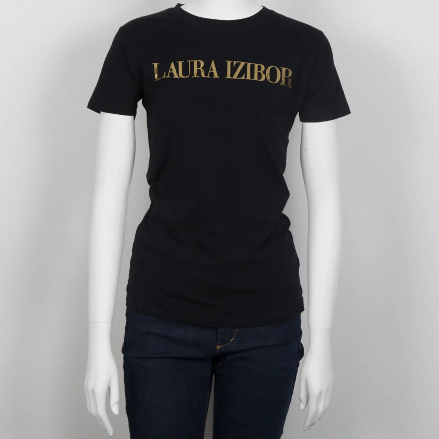 Laura Izibor Gold Logo Juniors T-Shirt