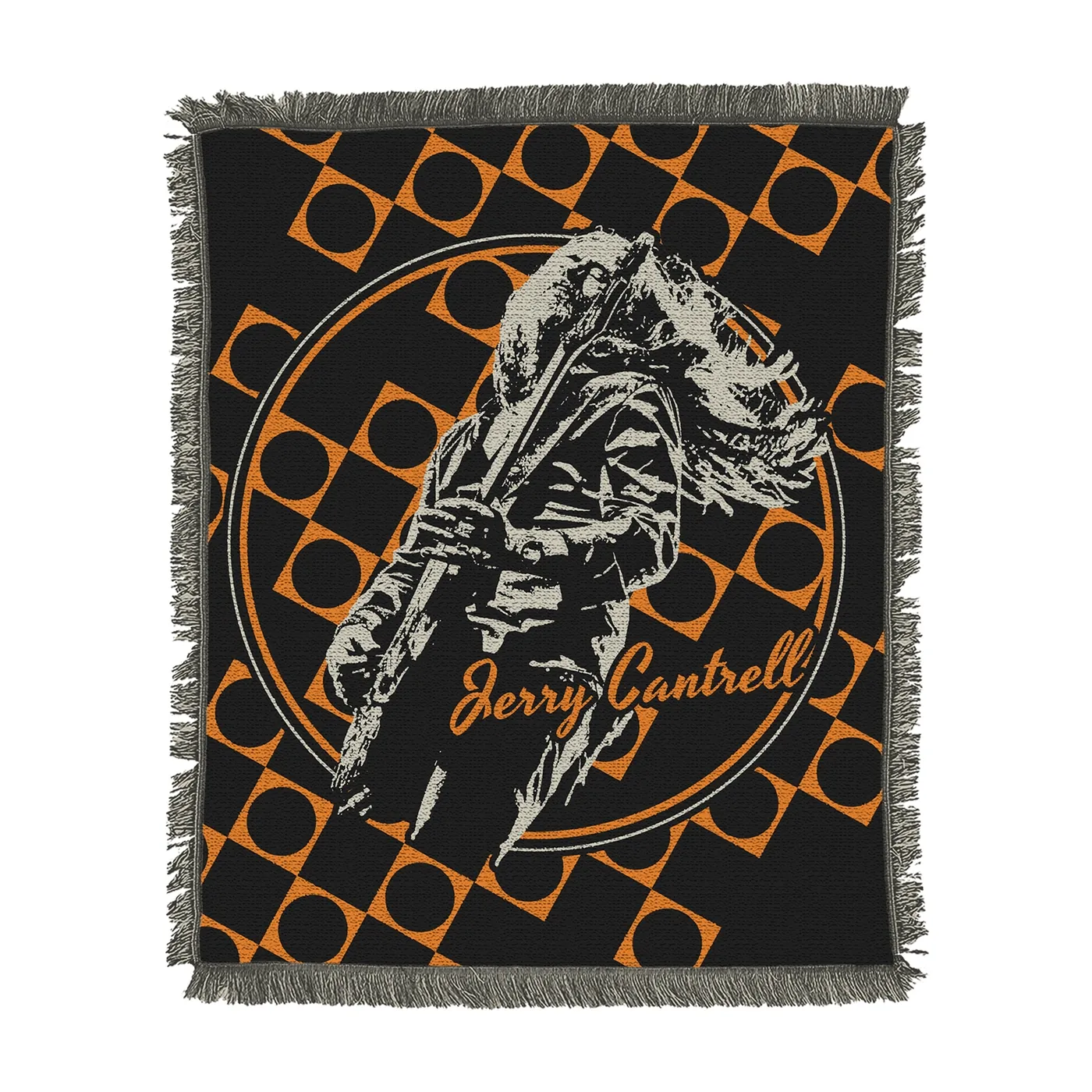 Jerry Cantrell Circle In Square Live Photo Blanket