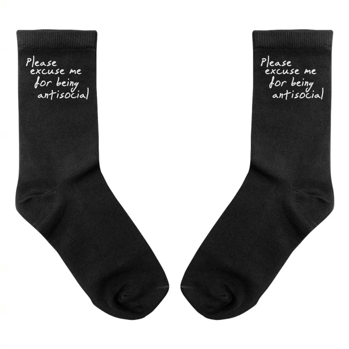 Roddy Ricch Please Excuse Me Socks (Black)