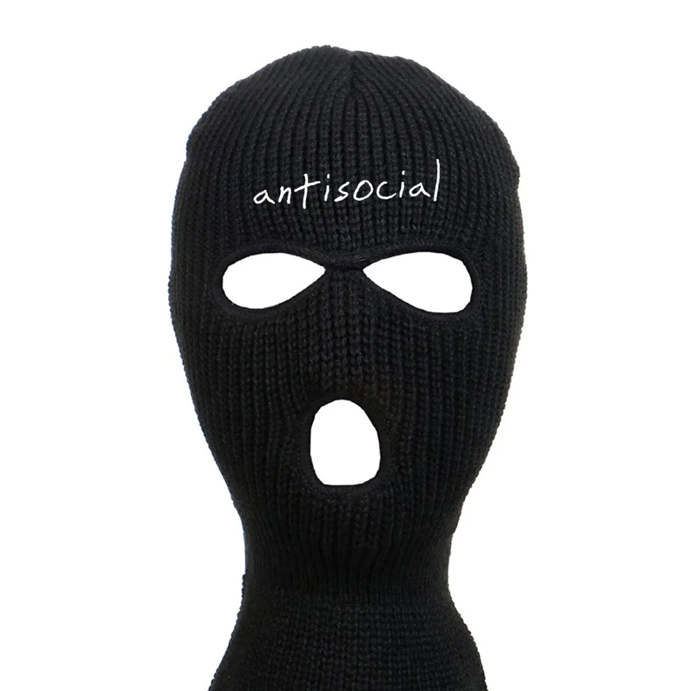 Roddy Ricch Antisocial Black Ski Mask
