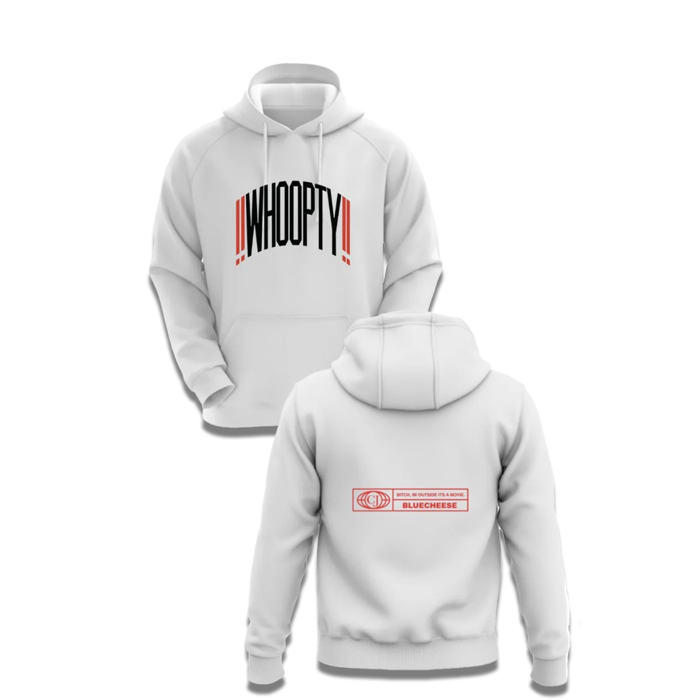 CJ Whoopty White Hoodie