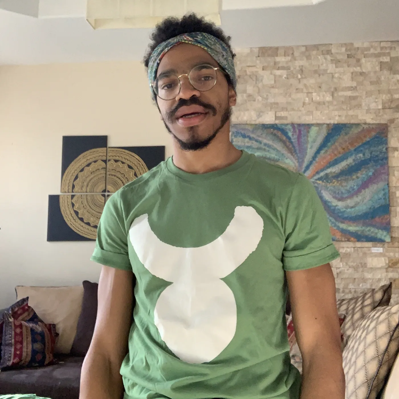 KAMAUU Logo Tee Green