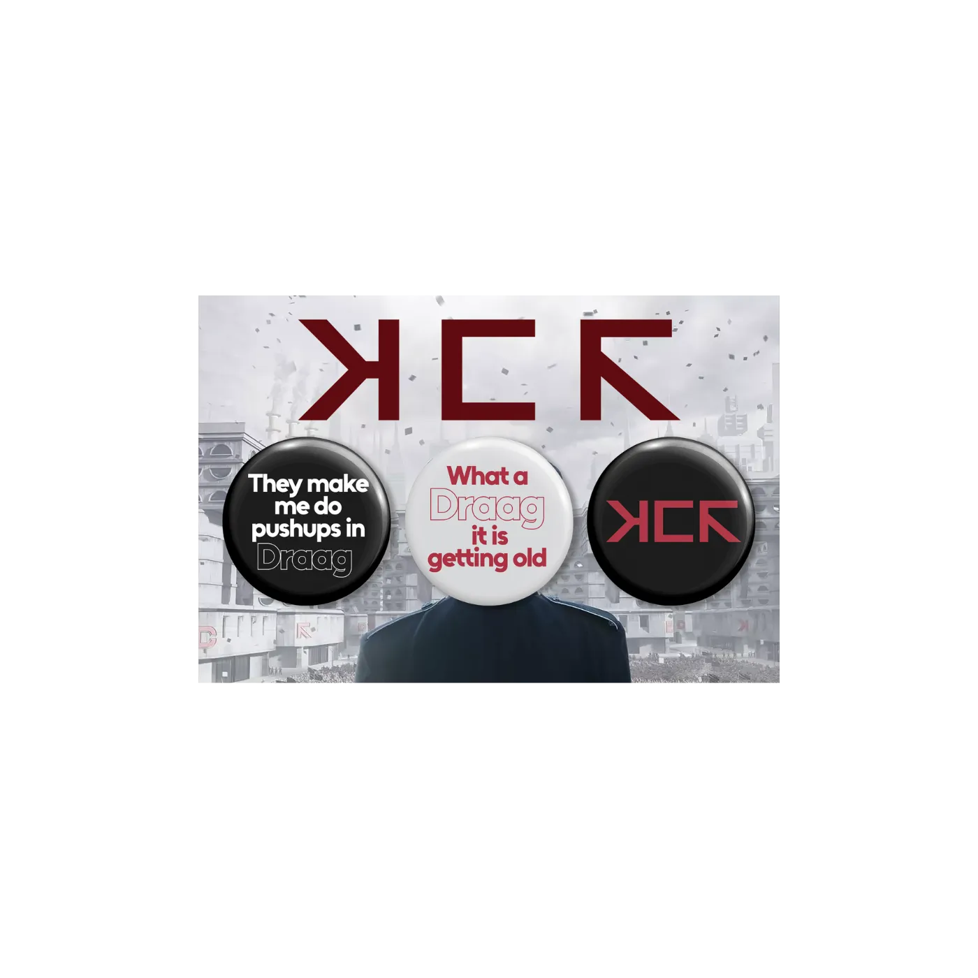 My Chemical Romance Draag Button Pack