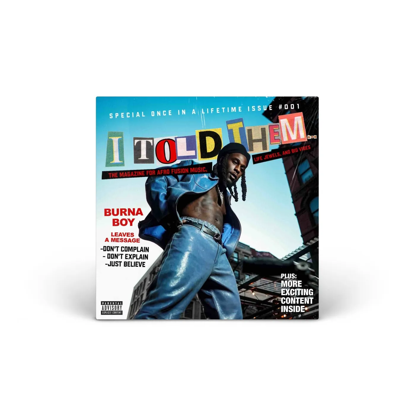 Burna Boy I Told Them... vinyl LP