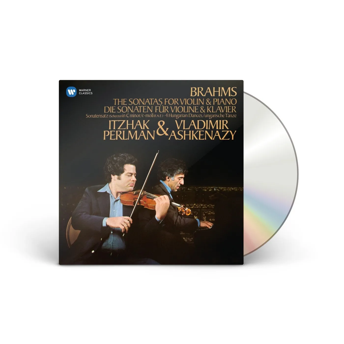 Itzhak Perlman Brahms: Violin Sonatas Nos. 1-3 & 4 Hungarian Dances 2CD