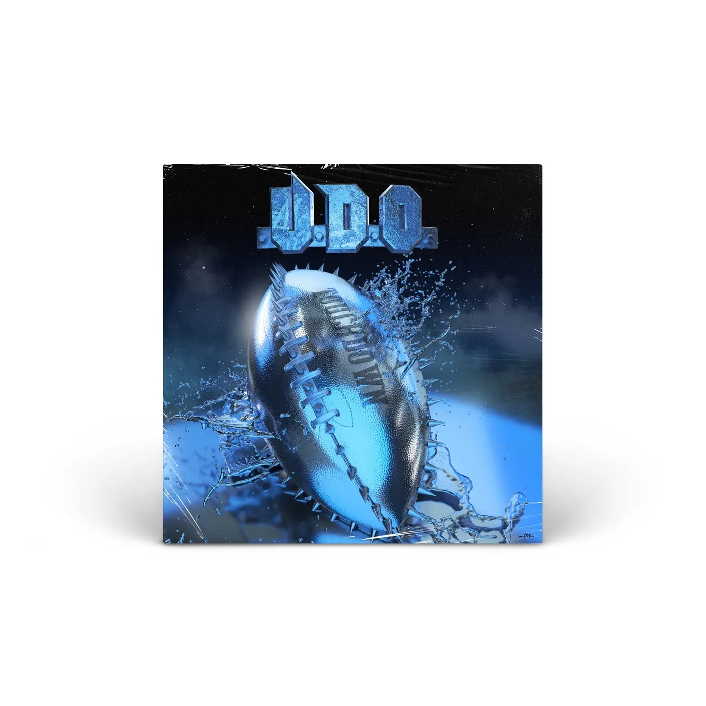 U.D.O. Touchdown (clear + blue white splatter 2LP in gatefold) vinyl 2LP