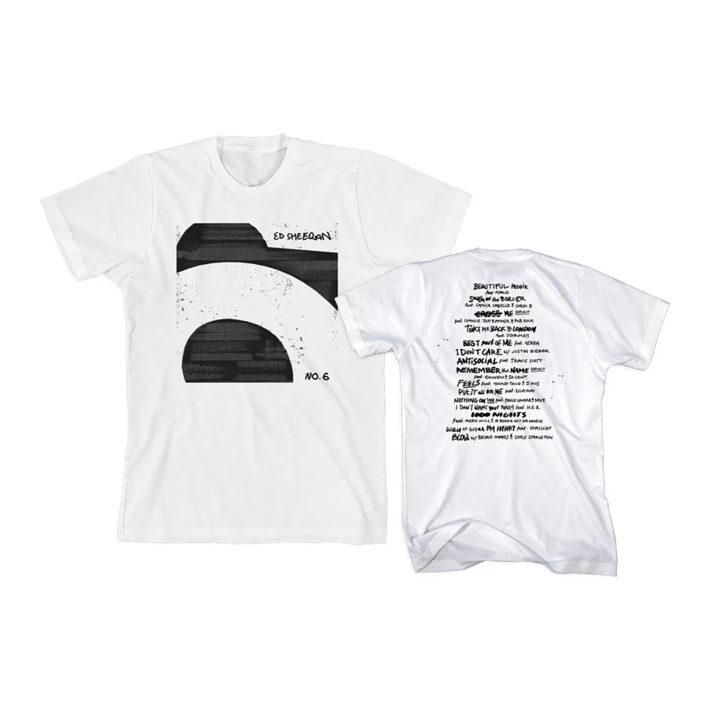 Ed Sheeran No.6 Collaborations Project Digital Album + White T-Shirt