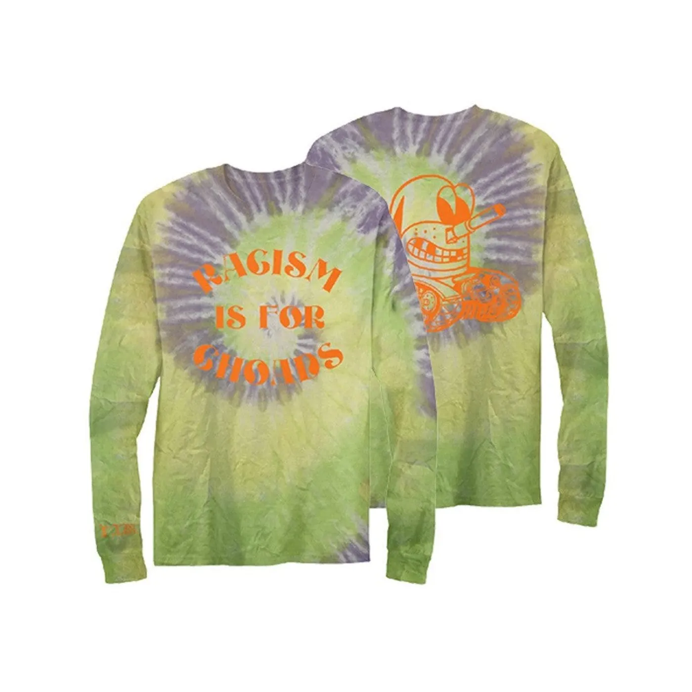 Portugal. The Man Racism Is For Choads Longsleeve (Tie Dye)
