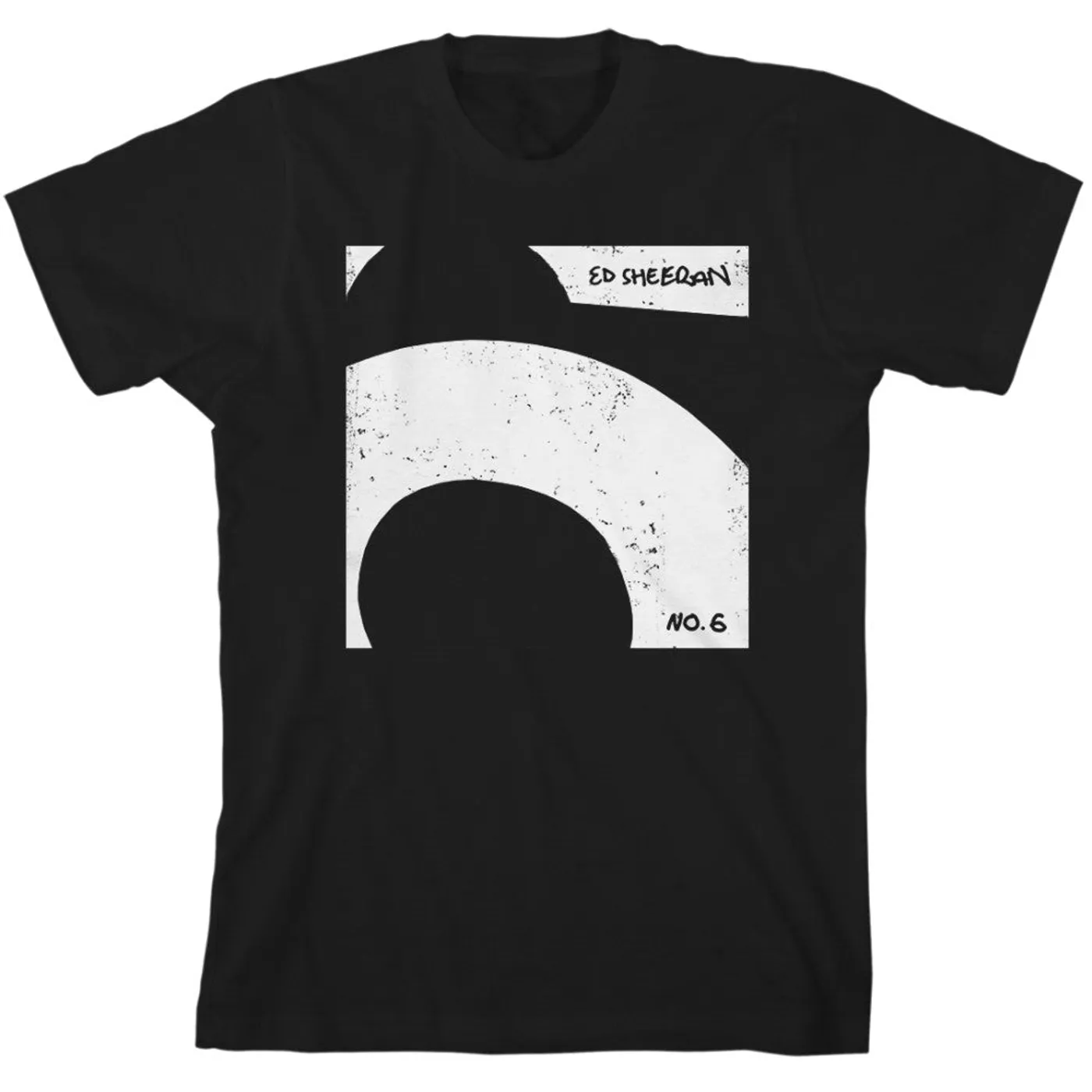 Ed Sheeran No.6 Collaborations Project Pop Up Album Black T-Shirt