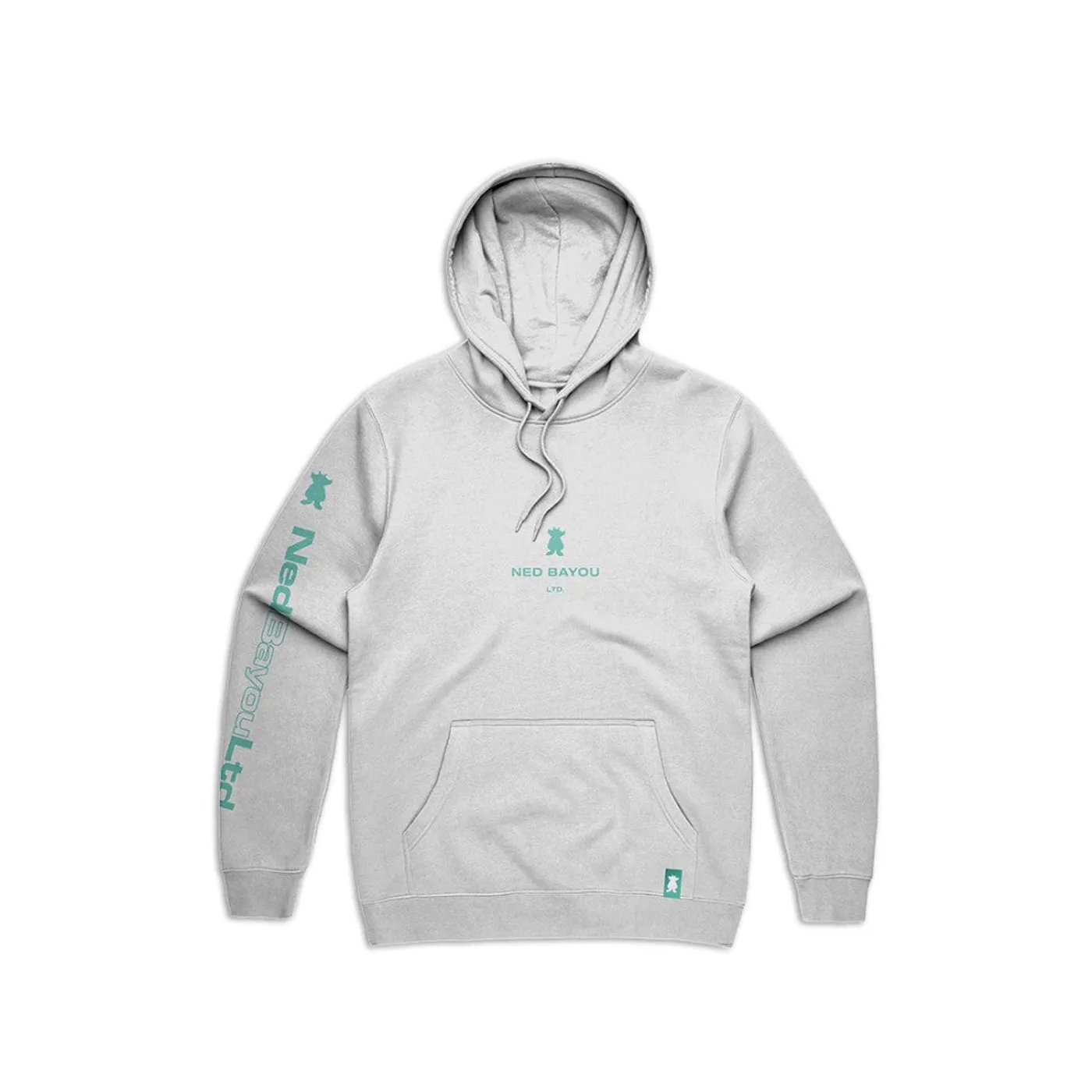 Ned Bayou Outline Pullover Hoodie (White)