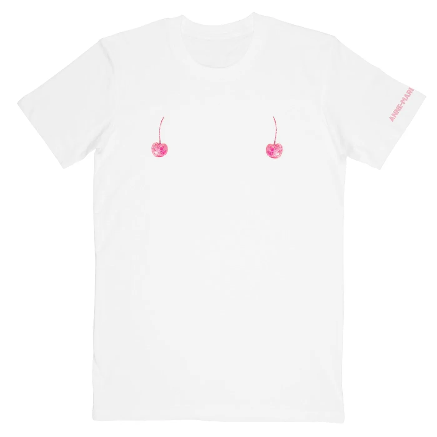 Anne-Marie Cherry Nips T-Shirt White