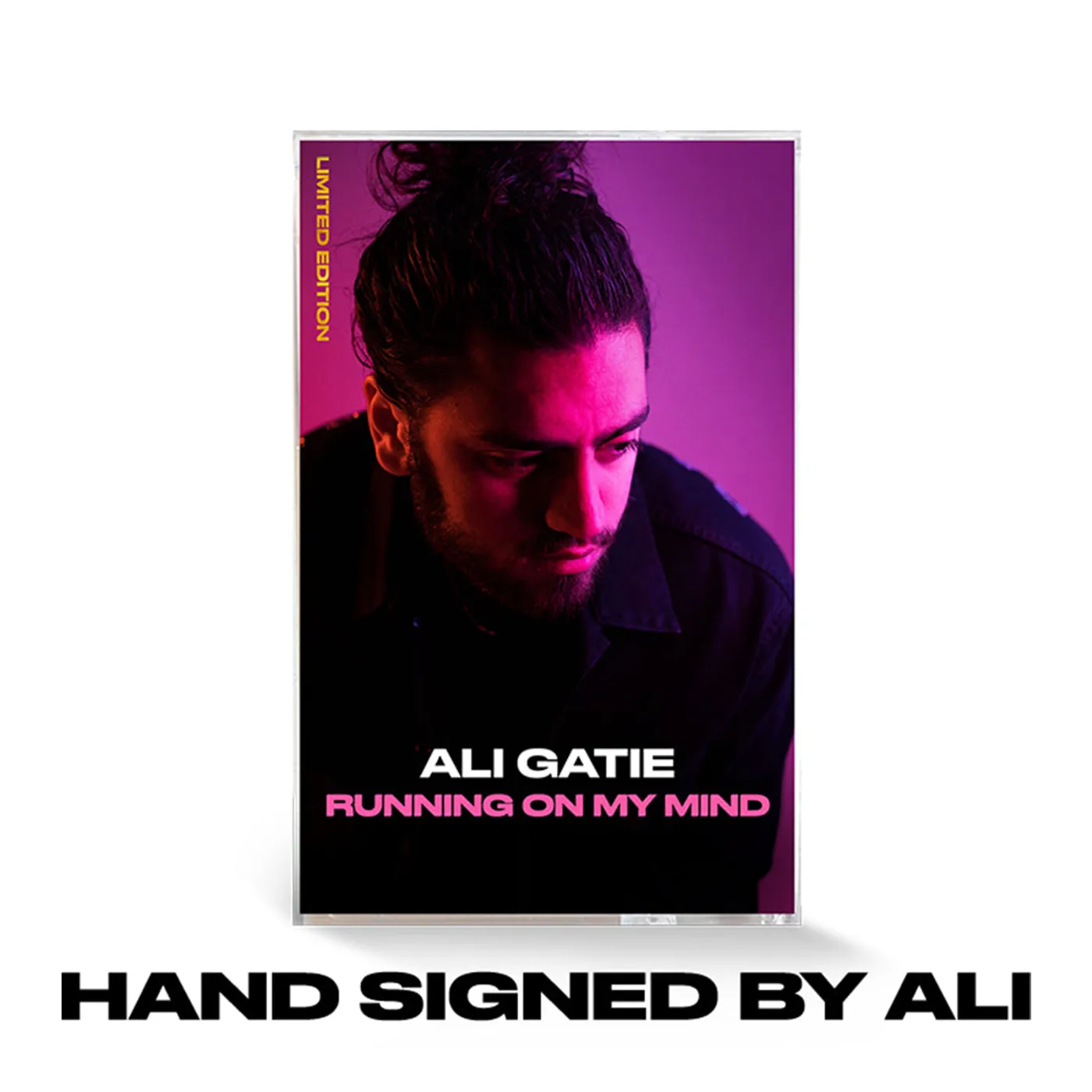 Ali Gatie Running on My Mind Ltd Edition Signed Cassette