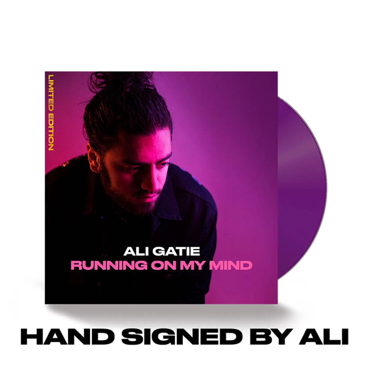 Ali Gatie Running on My Mind Ltd Edition Signed CD