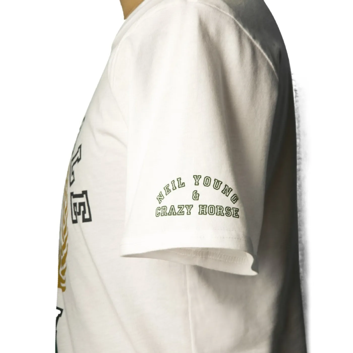 Neil Young Soft Organic Greendale High Men’s White T-Shirt