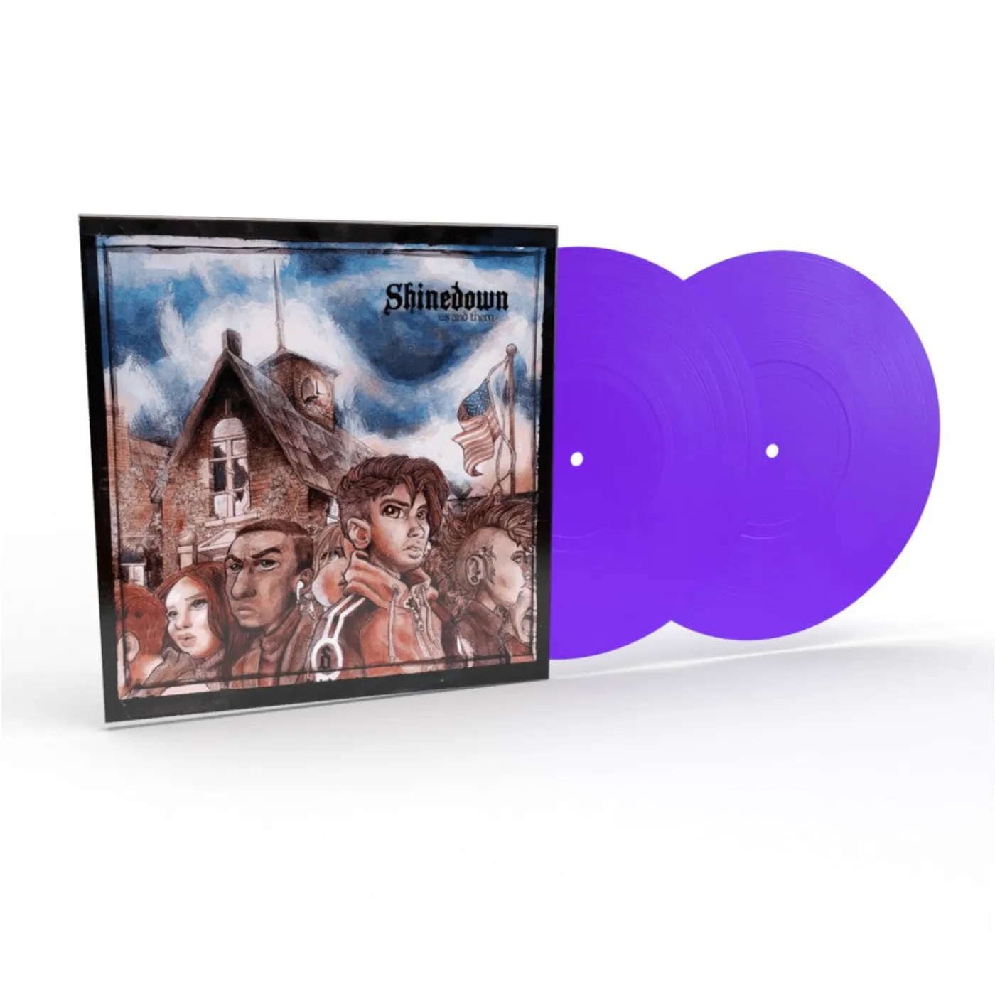 Shinedown Us And Them (Clear Purple Vinyl) 