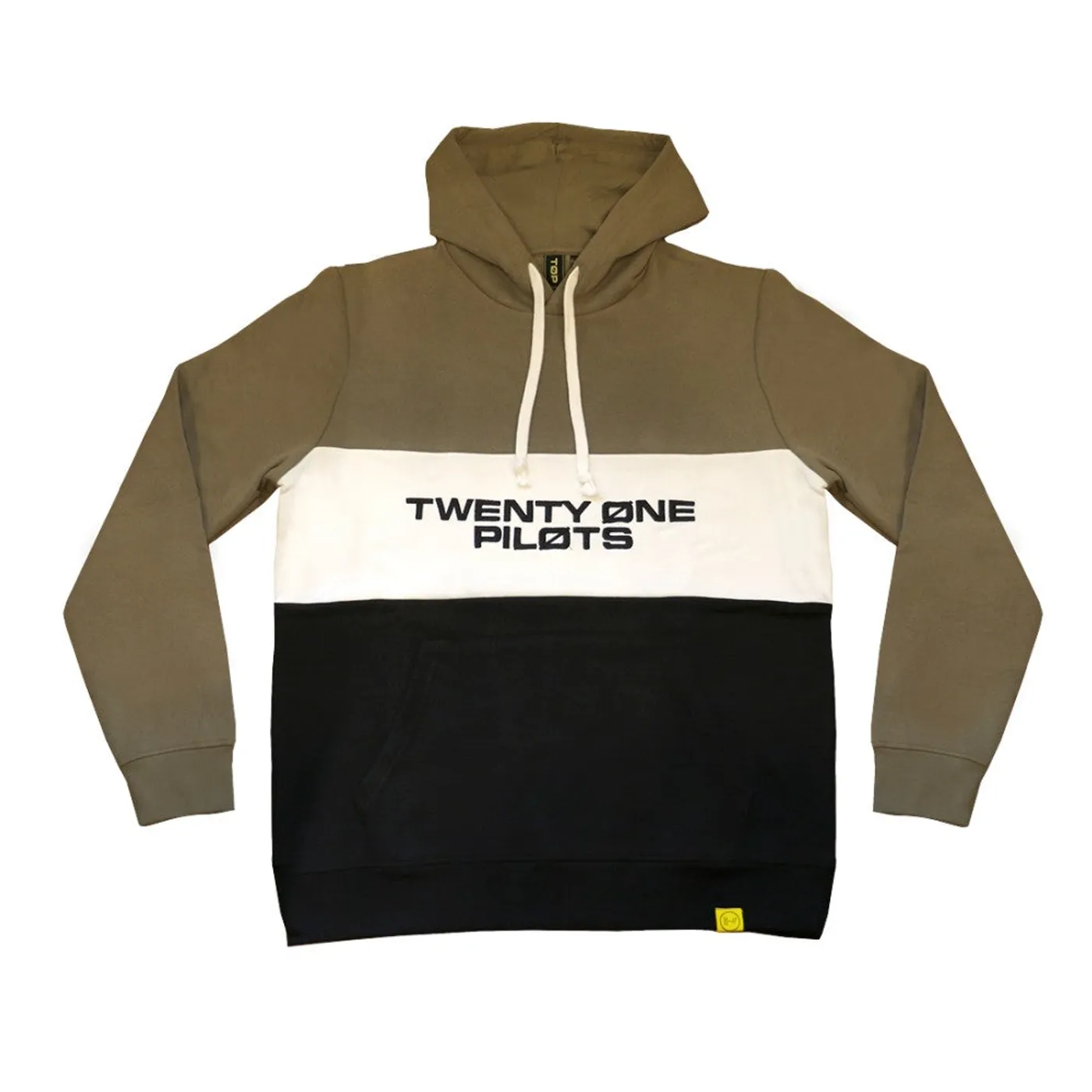 Twenty One Pilots Color Block Hoodie (Green)