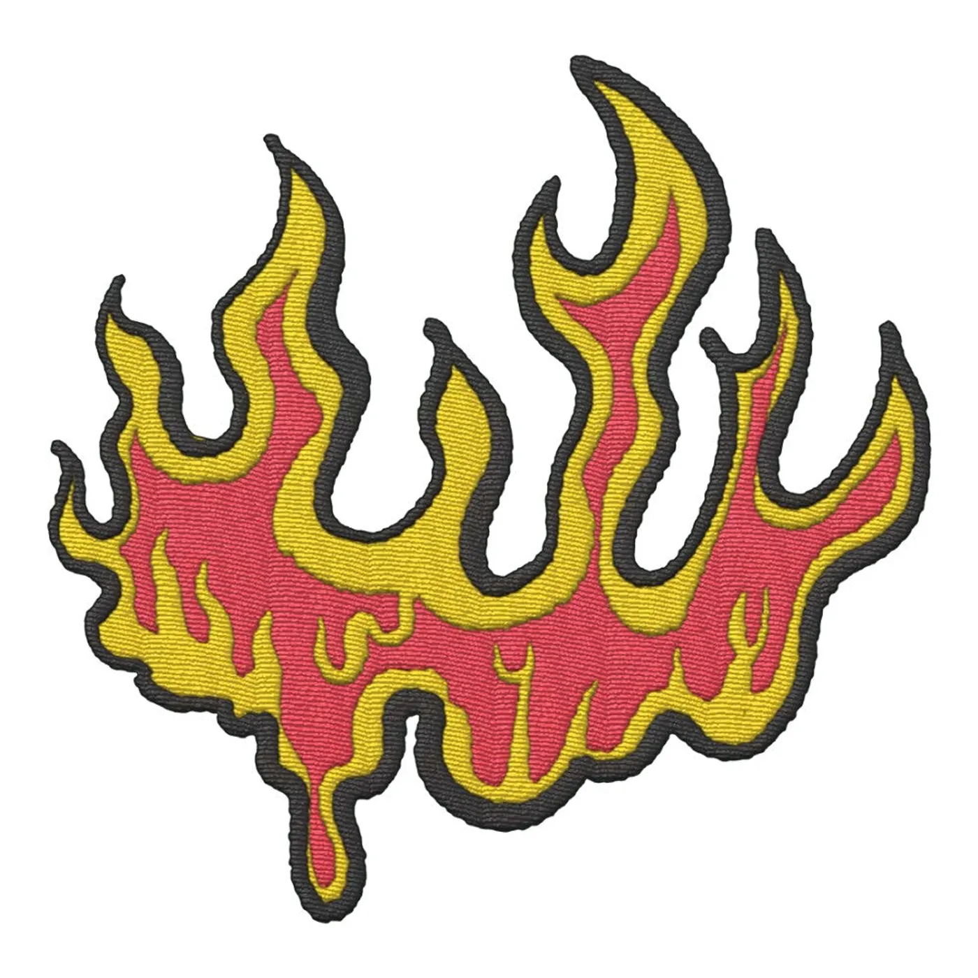 Oliver Tree Flames Patch 