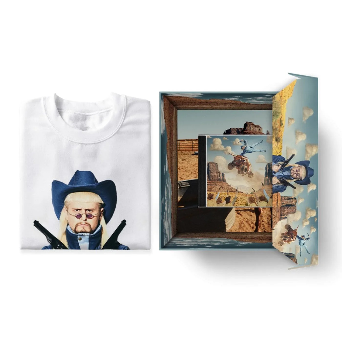 Oliver Tree Double Guns T-Shirt + CD Box Set