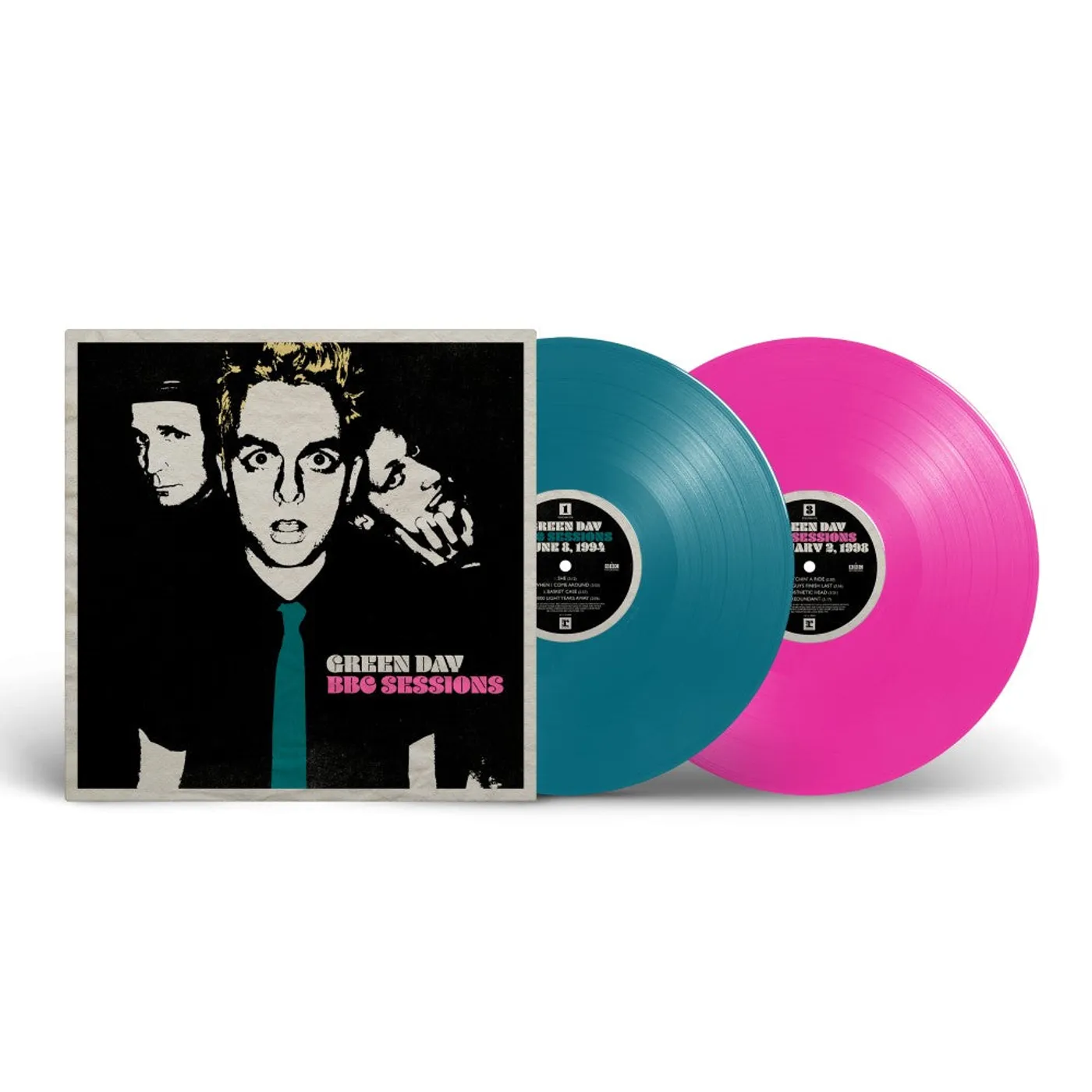 Green Day The BBC Sessions Limited Edition Pink and Blue Vinyl 2LP