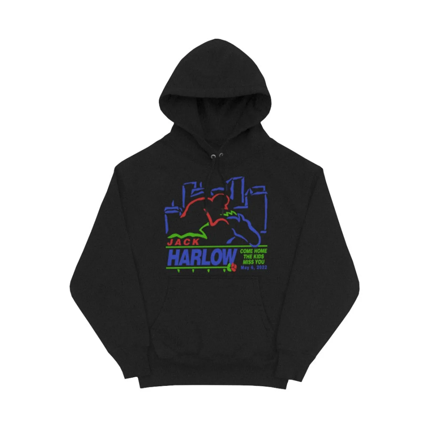 Jack Harlow KY Skyline Black Hoodie