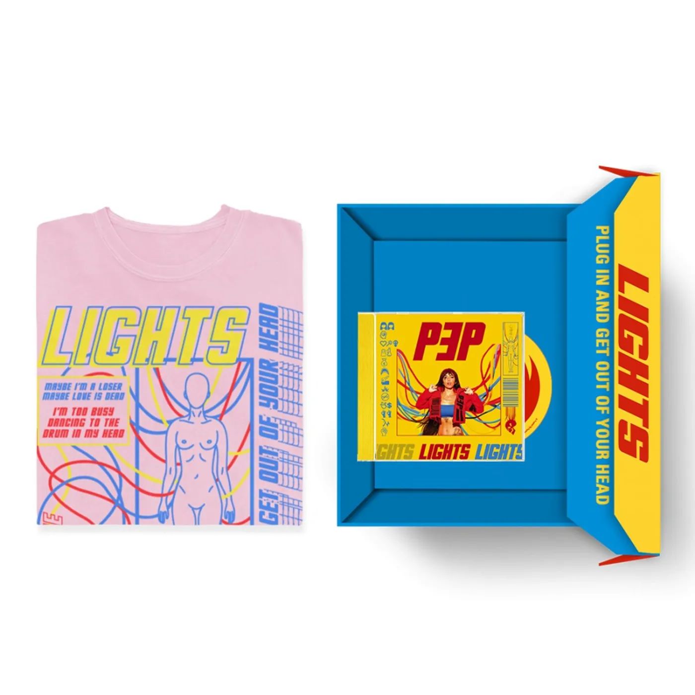 Lights In My Head T-shirt + CD Box Set