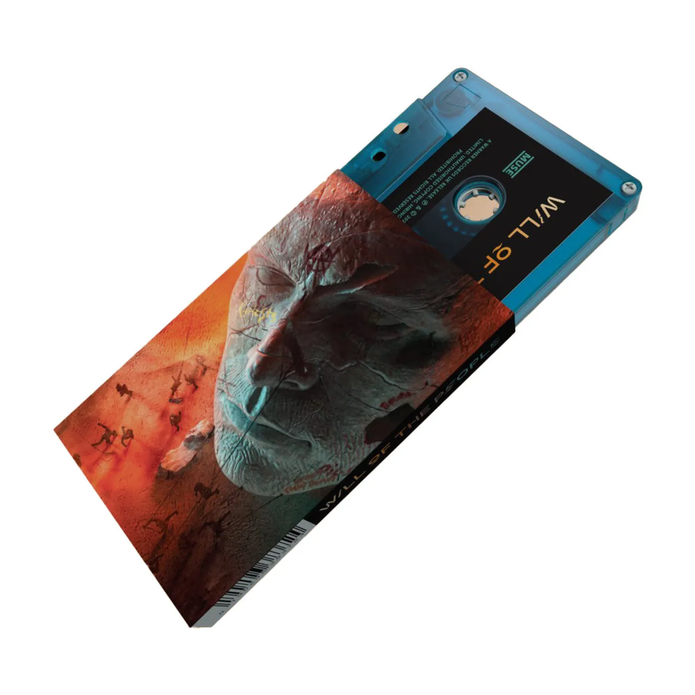 Muse Will Of The People Blue Cassette
