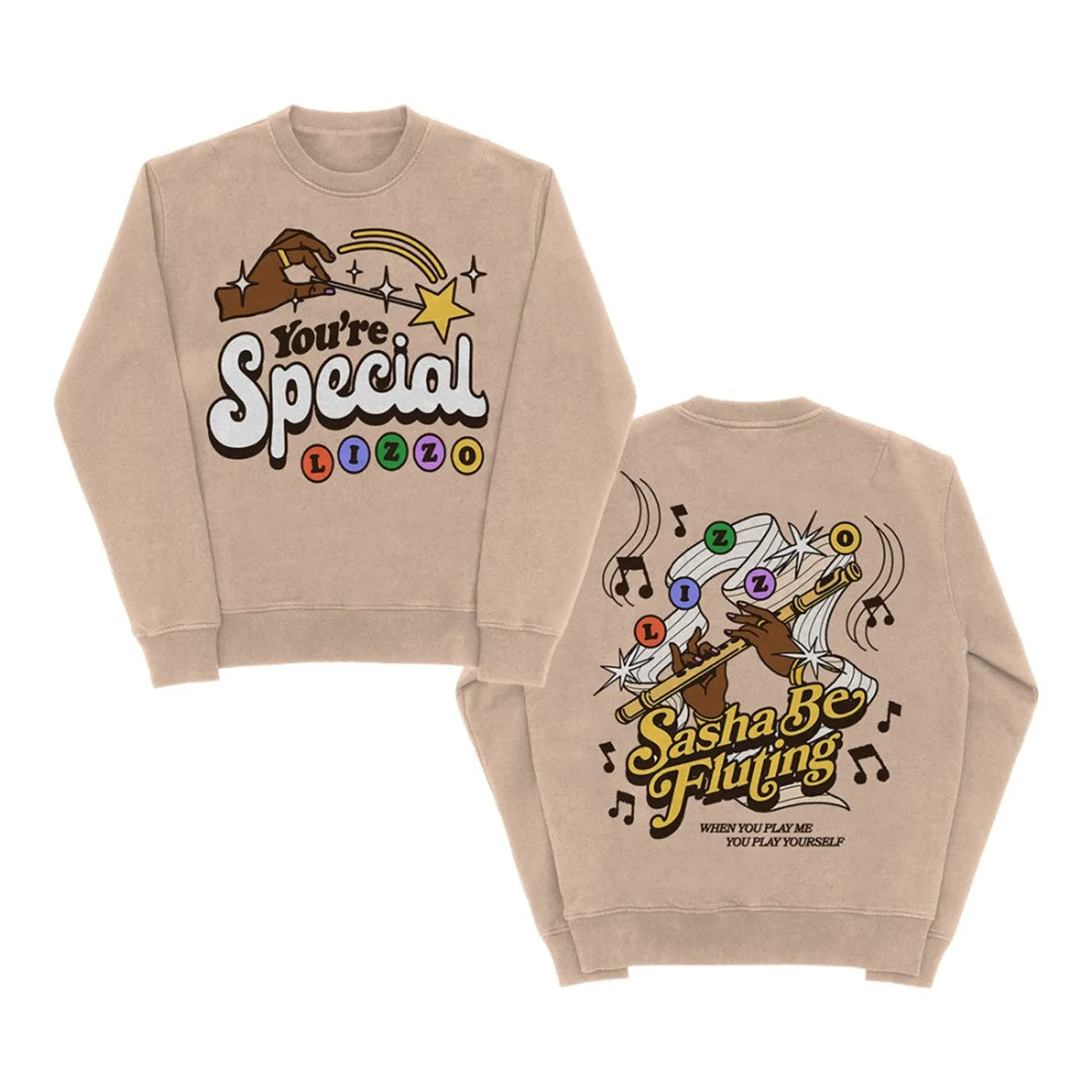Lizzo Sasha Be Fluting Homecoming Crewneck