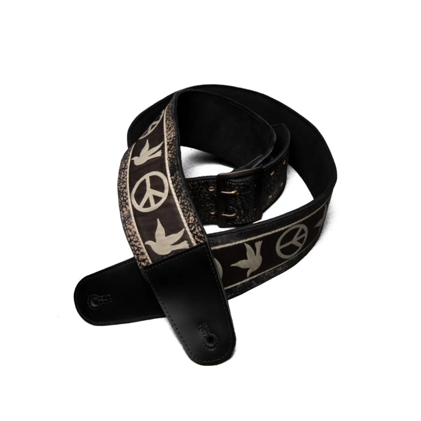 Neil Young Peace Love Guitar Strap