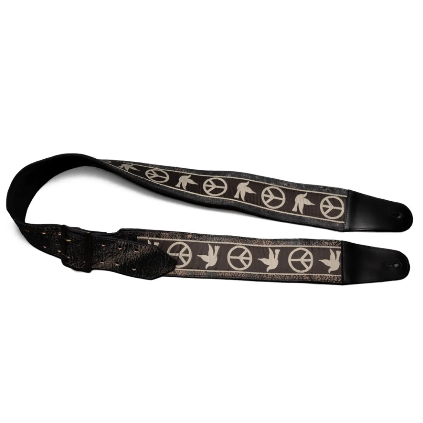 Neil Young Peace Love Guitar Strap