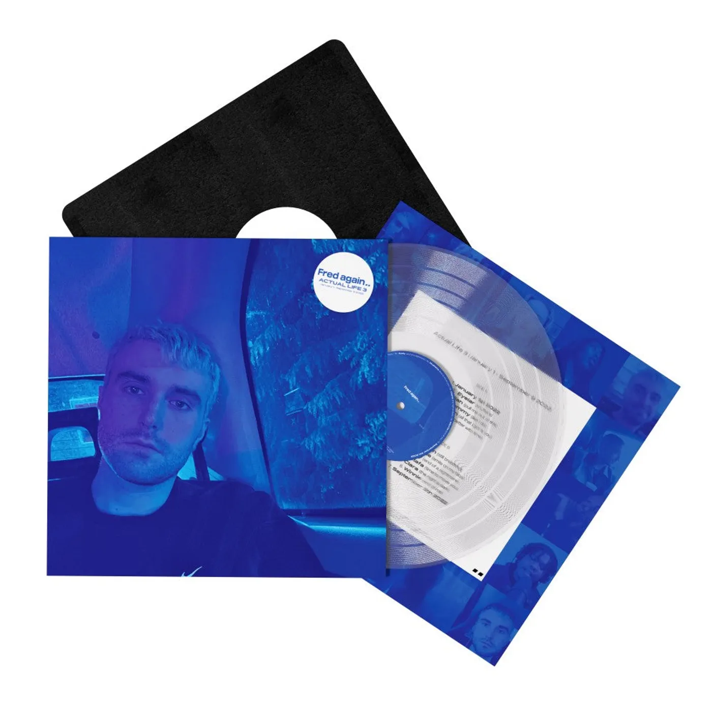 Fred again.. Actual Life 3 (January 1 - September 9 2022) Clear Vinyl
