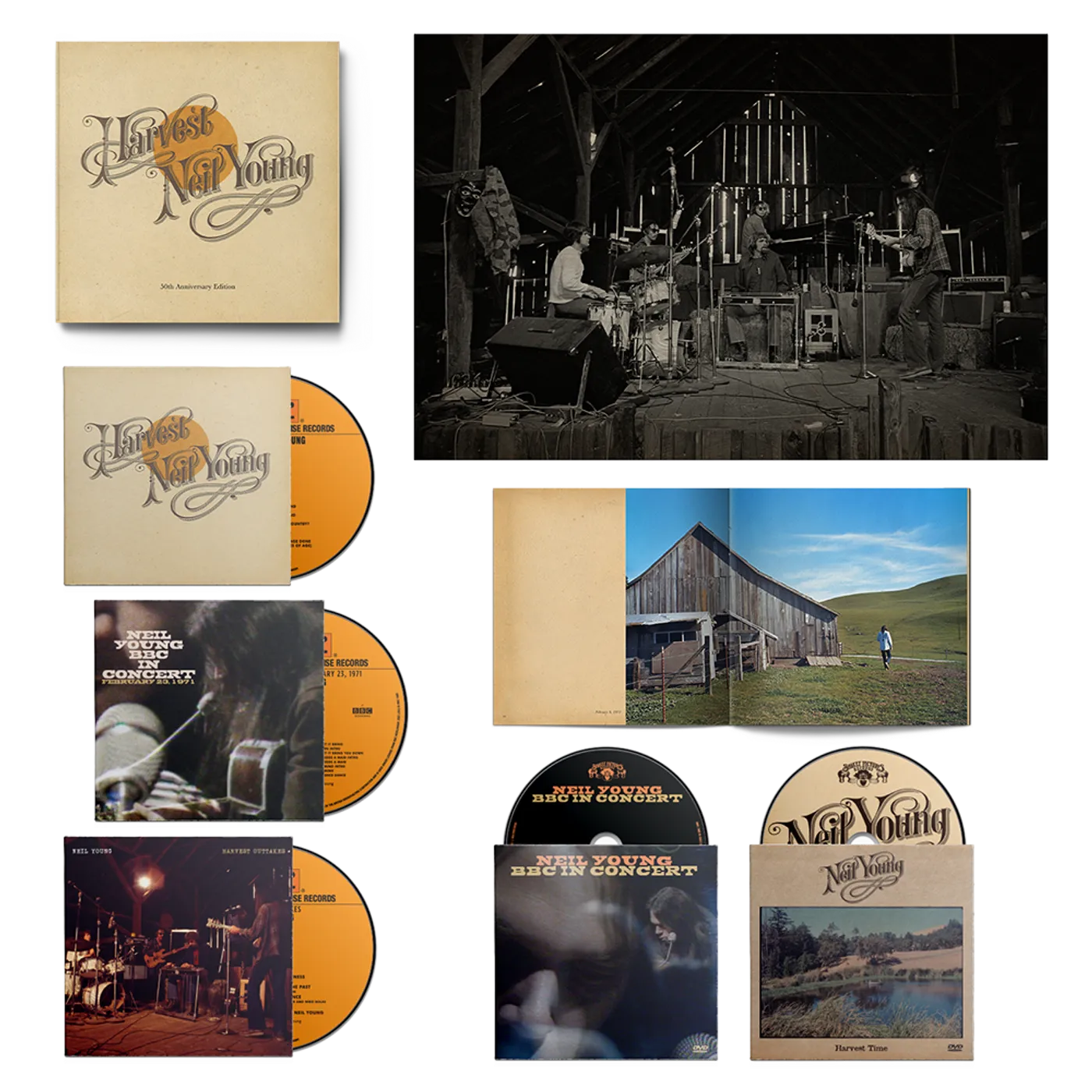 Neil Young Harvest 50th Anniversary Edition Deluxe CD Box Set