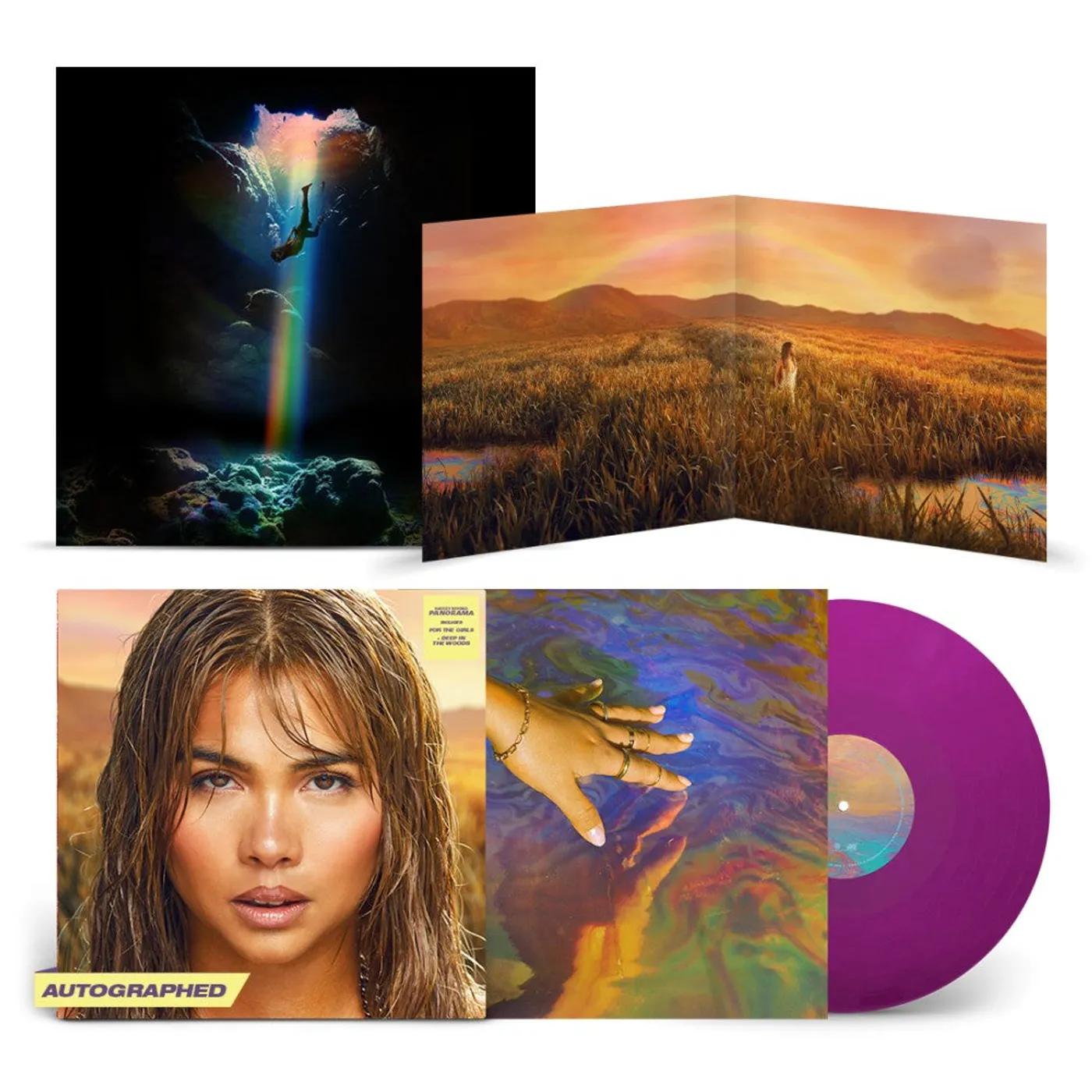 Hayley Kiyoko PANORAMA Autographed Grape Vinyl